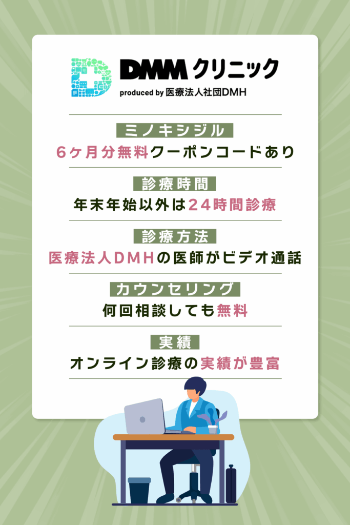 DMMオンラインクリニックの特徴